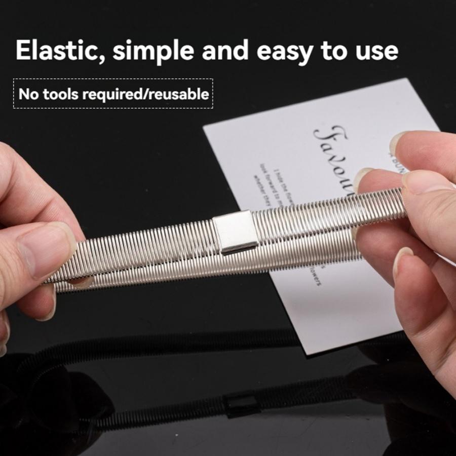 Adjustable Metal Spring Sleeve Cuffs, Unisex Shirt Sleeves Holder, Anti-Slip Arm Bands, 1/4pcs, Sewing Accessory Type