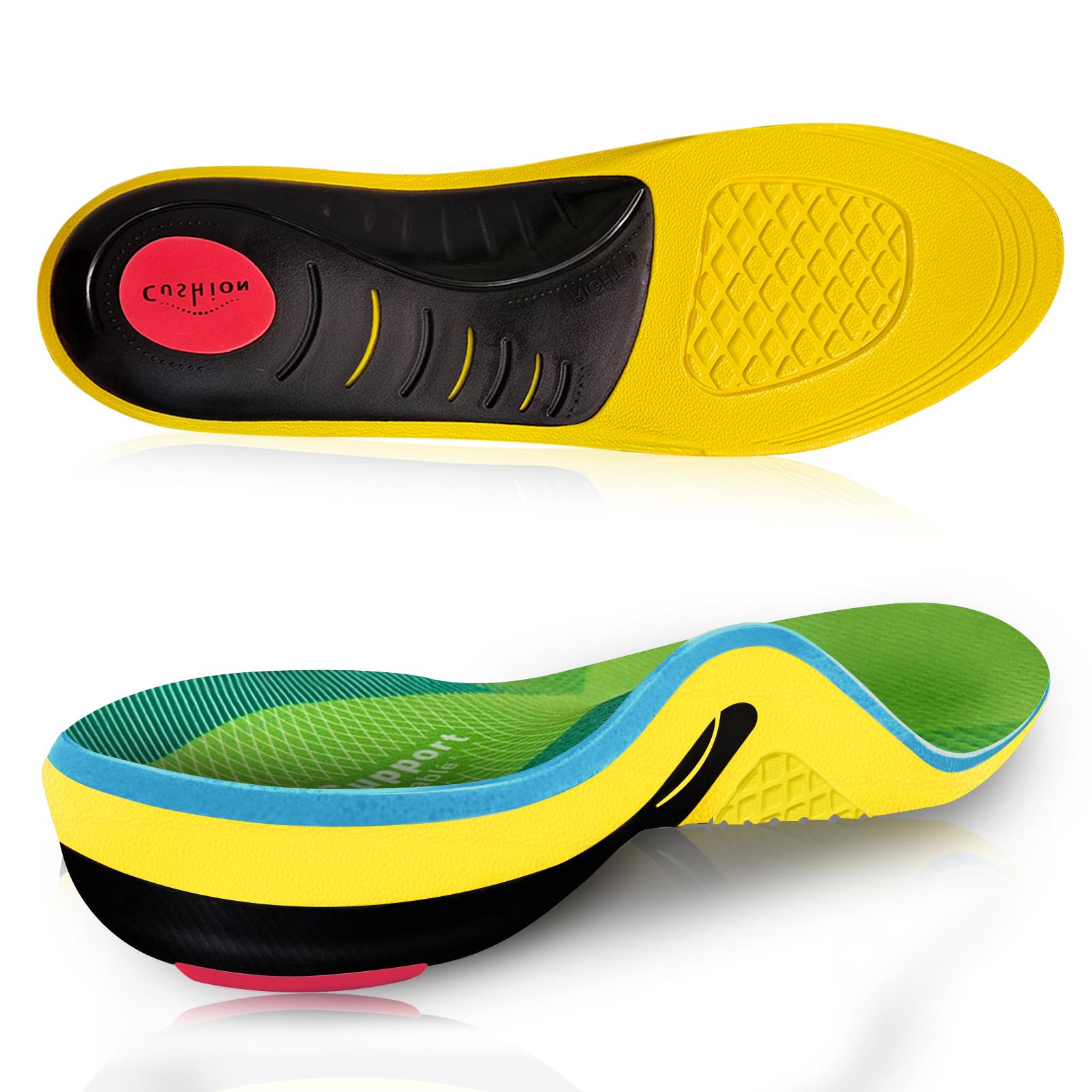 Dr.Laolis's Plantar Fasciitis Feet Insoles for Men & Women, Heavy-Duty High Arch Support  Insole, Shock-Absorbing Insoles, Orthotic Insoles, Trim-To-Fit Design, Ideal for Running, Hiking, Work Boots, Shoes, Footwear, Foot Pads