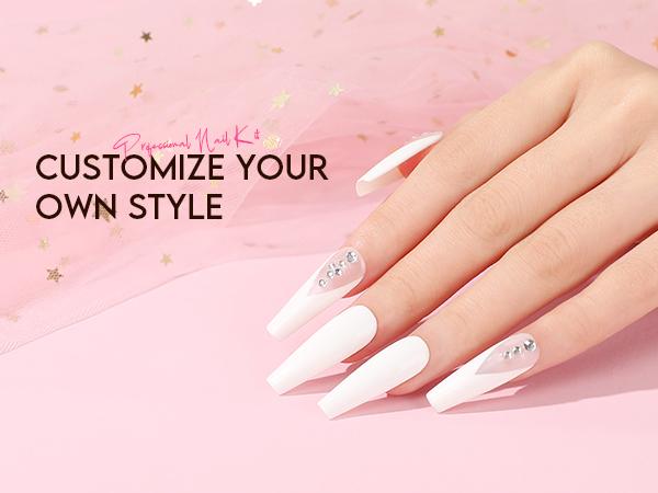 Poly Gel Nail Kit for Beginners: UV Lamp All-in-One Set with Everything DIY Nail Art Design at Home Women's Day Gift for Women Girls