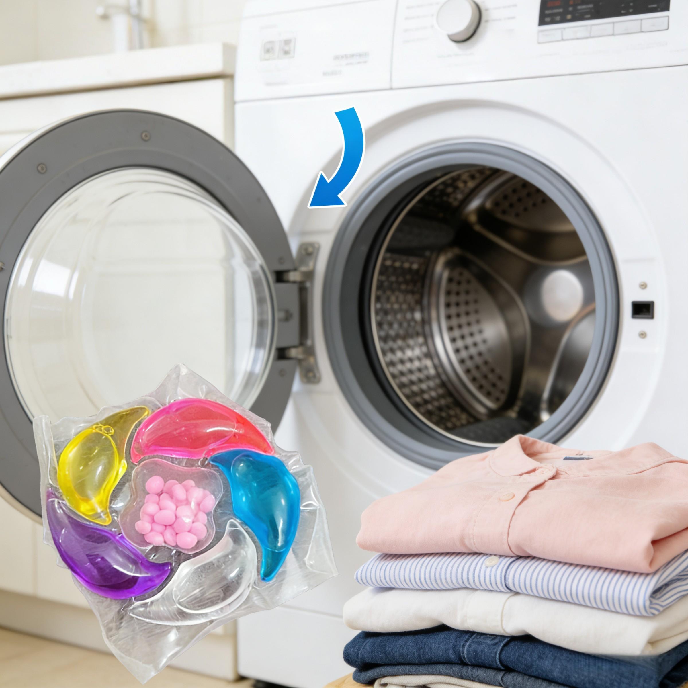 Laundry Detergent Balls, Long-Lasting Scent, Home Use & Travel Friendly, 400g/650g/800g/bucket Options, Clean & Fragrant