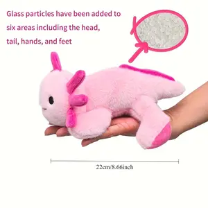 Nine Different Styles of Palm-Sized Plush Axolotls, Soft And Colorful, Are Perfect for Birthday Gifts And Desktop Decorations, Making Creative Home Decor Items