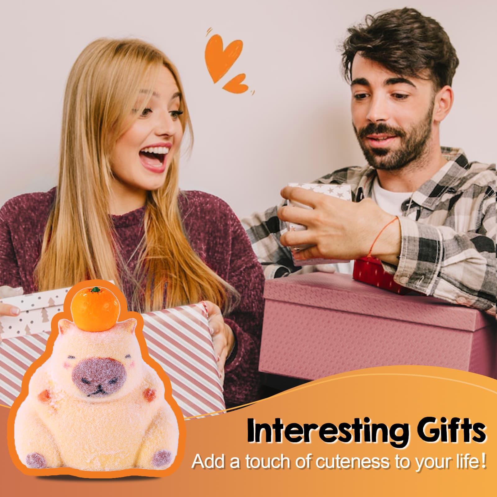 4-in-1 Hamster & Chick & Capybara Silicone Molds for Taba Squishy, 3D Animal Molds to Make Decompression and Cute Birthday Gift for Hamster Lover, Flexible and Durable Resin Mould - LET'S RESIN