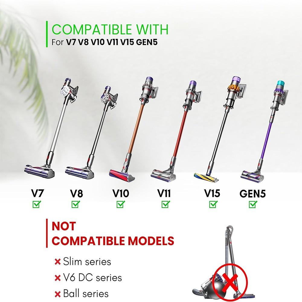 Wireless Standing Vacuum Cleaner Attachment for Hardwood Floors, Compatible with V7 V8 V10 V11 V15 Models, Cleaning Head Accessory