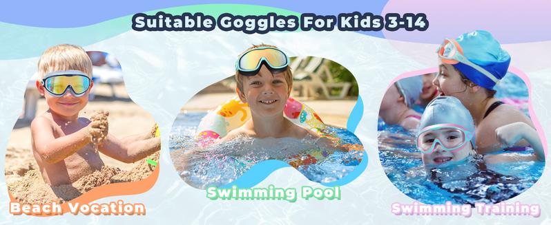 MERSUN 2 Pack Kids Swim Goggles for 3-15 UV Protection Anti-Fog High Definition Waterproof Adjustable Goggles for Boys and Girls - Safety anti-uv swimming goggles swim glass anti-fog swimming goggles Swimminggoggles Nose Clip MERSUN 2 Pack Kids Swim Goggles for 3-15 UV Protection Anti-Fog High Definition Waterproof Adjustable Goggles for Boys and Girls - Safety anti-uv swimming goggles swim glass anti-fog swimming goggles Swimminggoggles Nose Clip