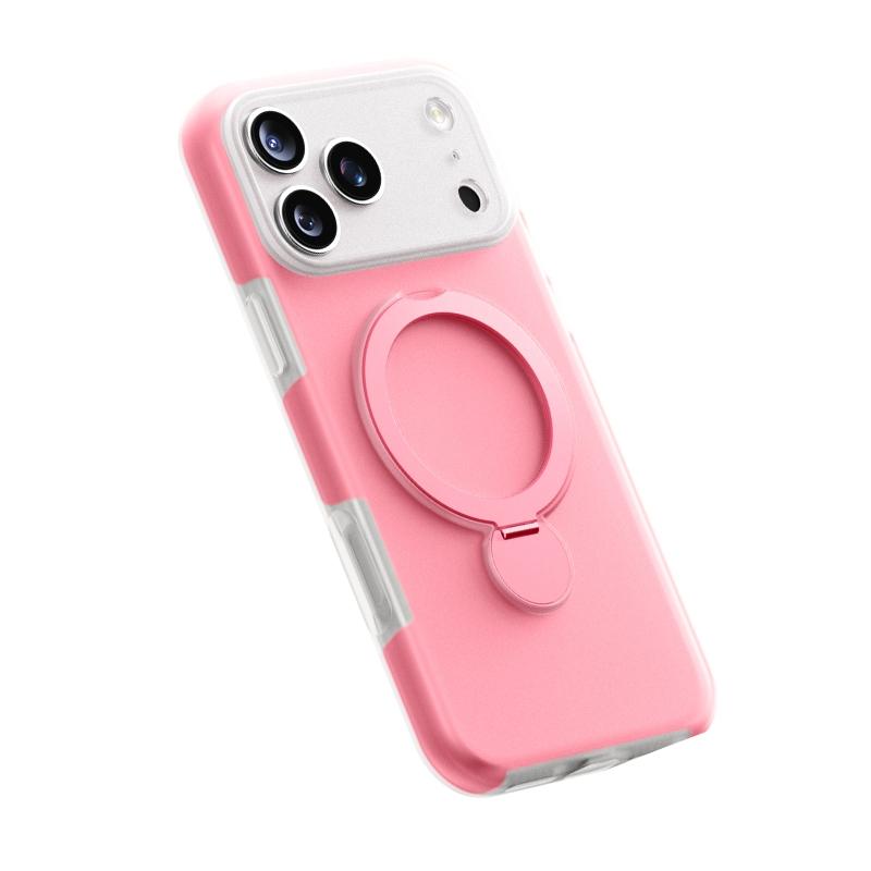 2026 New Liquid Jelly Magnetic Kickstand Skin-Friendly Phone Case for iPhone 17 Pro Max 17 Pro 16 Pro Max 16 Pro 15 Pro 14 13, Shockproof Protective Cover