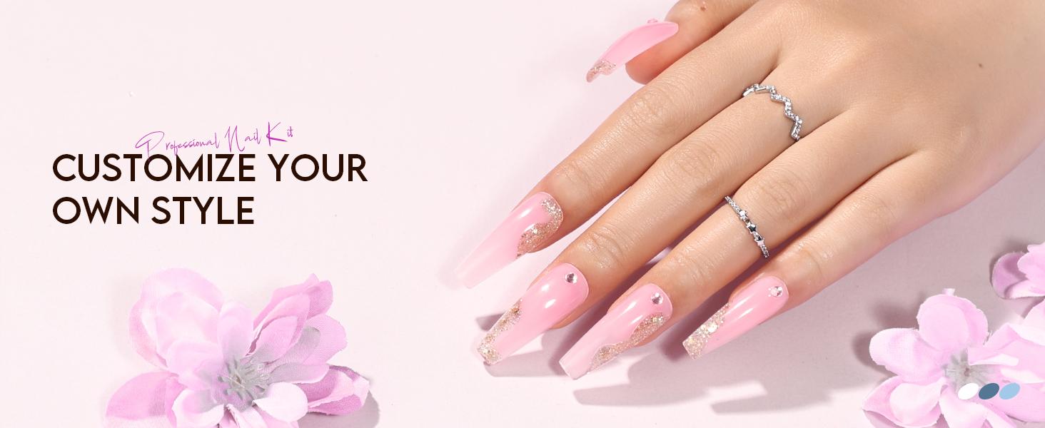 MOROVAN 1OZ 30g Poly Gel Nail Starter Kit: Large Capacity Poly Nail Gel Kit with UV Light - Clear Pink Poly Extension Gel for Beginners with Everything All In One Poly Gel Kits for Nail Manicure Starter MOROVAN 1OZ 30g Poly Gel Nail Starter Kit: Large Capacity Poly Nail Gel Kit with UV Light - Clear Pink Poly Extension Gel for Beginners with Everything All In One Poly Gel Kits for Nail Manicure Starter