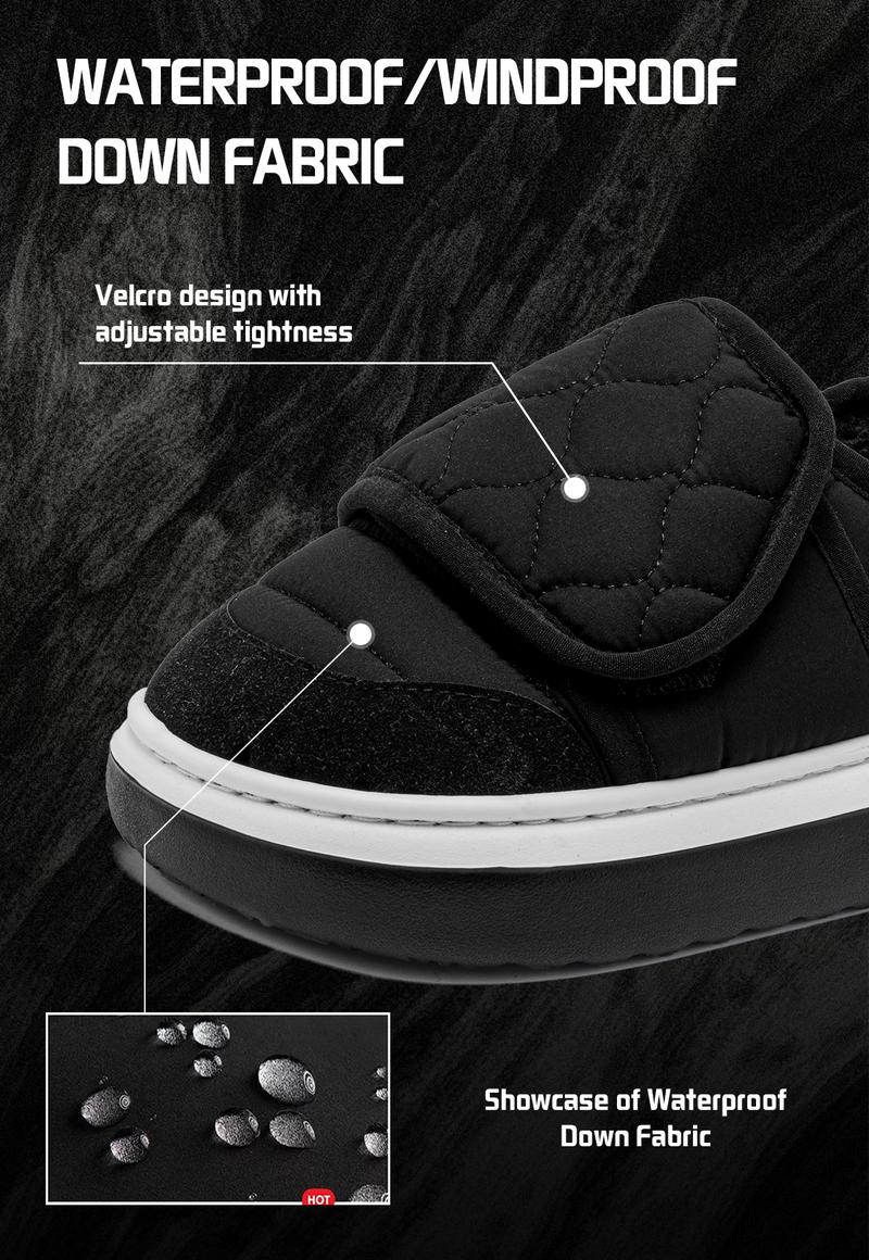 YASSIA Winter Warm Quilted Slippers | Cozy Fleece Lined Indoor Outdoor Shoes Girl Women White