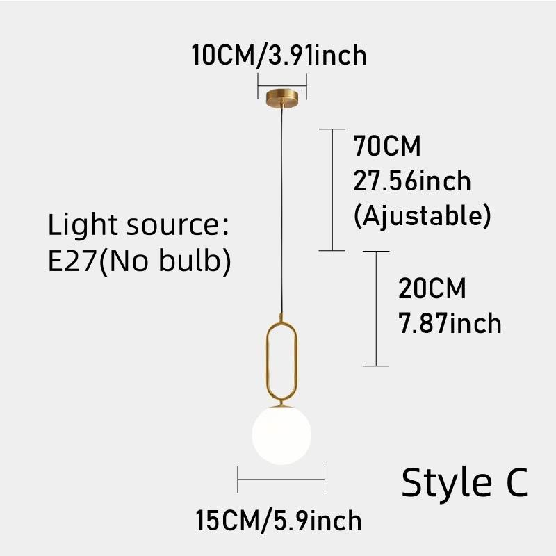Nordic Creative Pendant Light, Minimalist Unique Design, E27 Base, Elegant Lighting Fixture, High-Quality Material, Perfect Home Decor