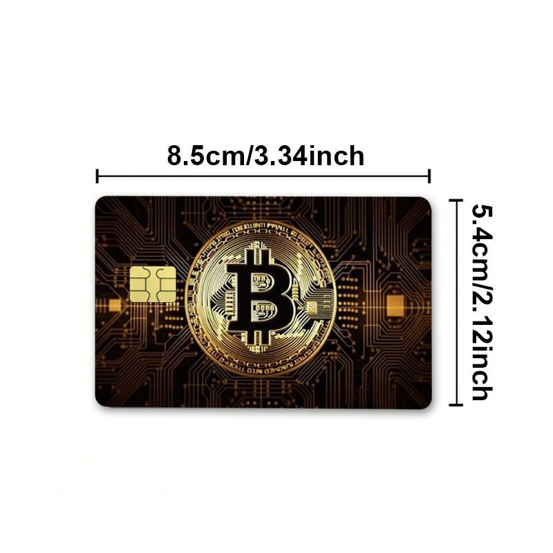 Credit Card Stickers, Ultra-Thin Vinyl Material, 2 Pieces Per Set, Waterproof Scratch-Resistant Film, Durable and Easy to Apply