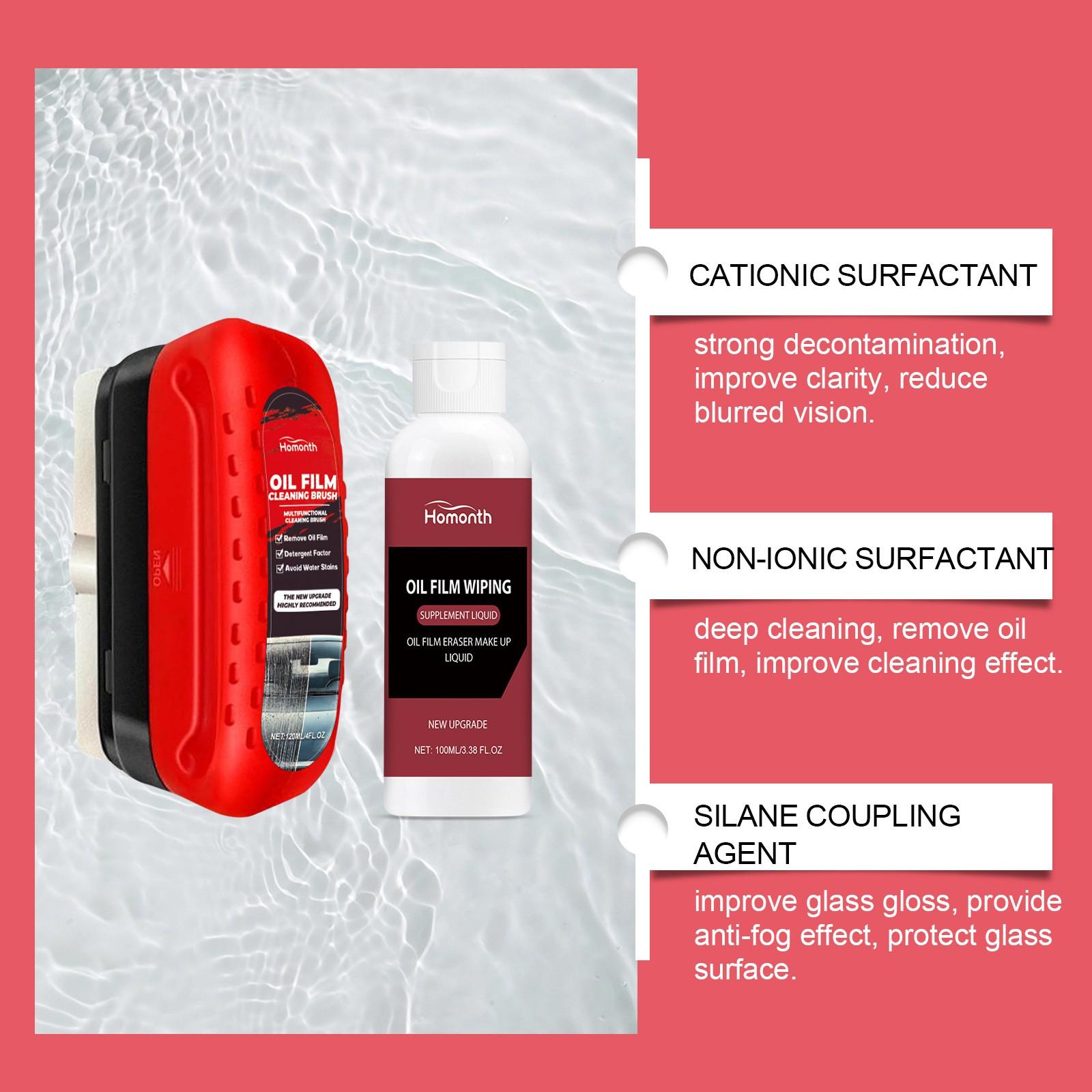 Car Windshield Cleaning Set, Glass Window Cleaner, Stain Removal, Waterproof, Rainproof Car Use, Automotive Care Essentials