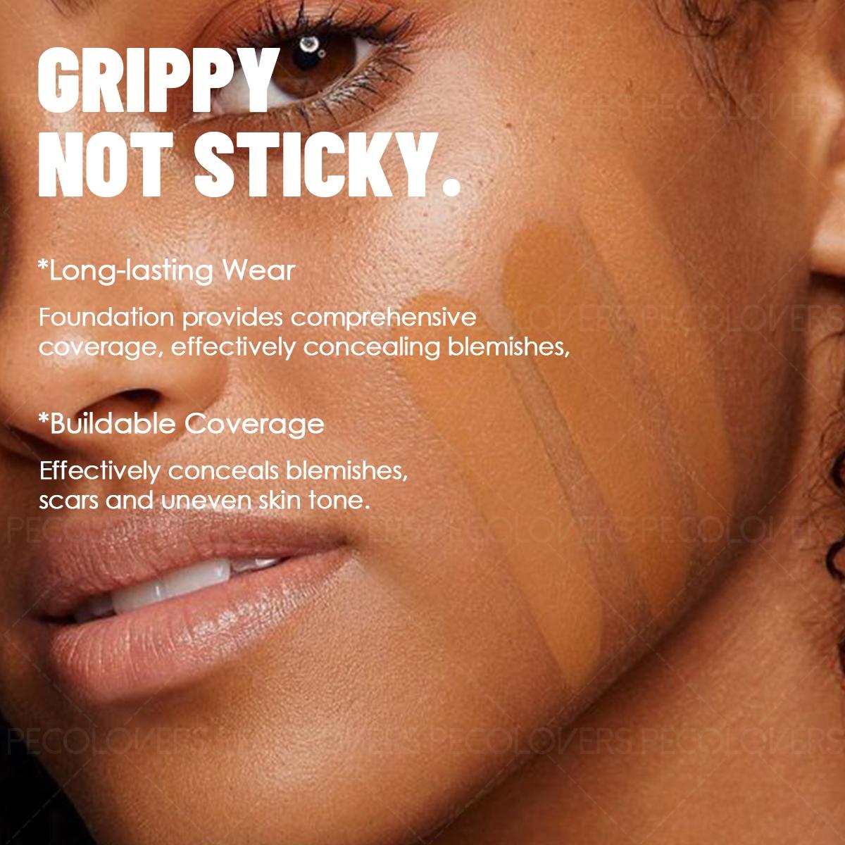 Liquid Concealer Moisturizing Rotating Sponge Head Concealer Long Lasting Lightweight Multi-use Foundation Makeup Matte Makeup Finish