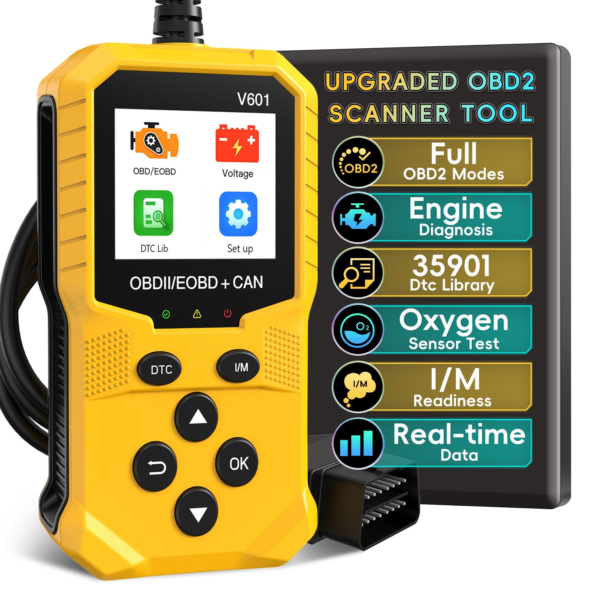 Obd2 Scanner - USB Powered Car Code Reader and Engine Diagnostic Tool, Compatible with All Obd Ii Vehicles, Fits Models Post 1996
