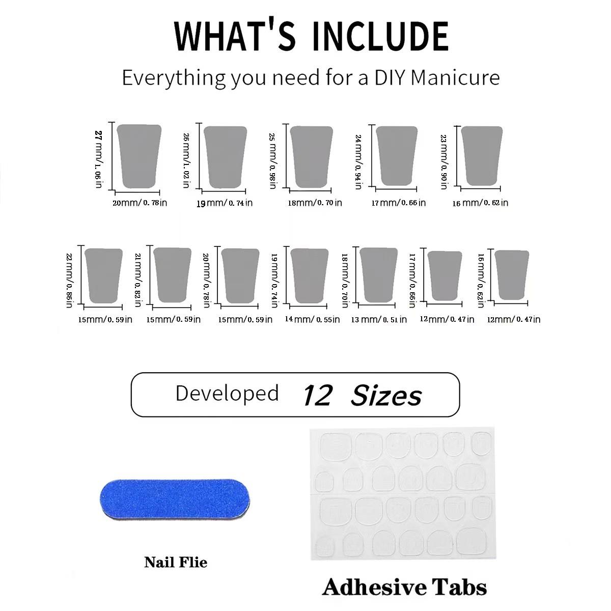 24pcs Duckbill Nail Art Stickers, Spring Summer Fall Colorblock 3D Metal Star Stripe Design, High-Quality Wearable Nails