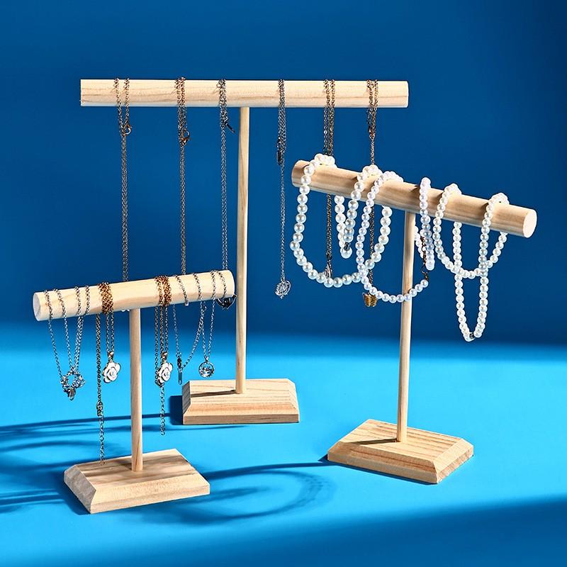 Solid Wood Bracelet Display Stand, Hair Tie Holder, Jewelry Rack, Bangle Showcase, Live Streaming Stall Organizer, Decorative Prop