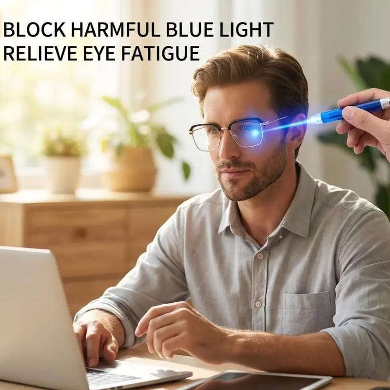 2026 New Auto-Focus Reading Glasses, HD Vision for Screen Time, Elderly Reading, Daily, PC Frame Material, Non-Color Changing