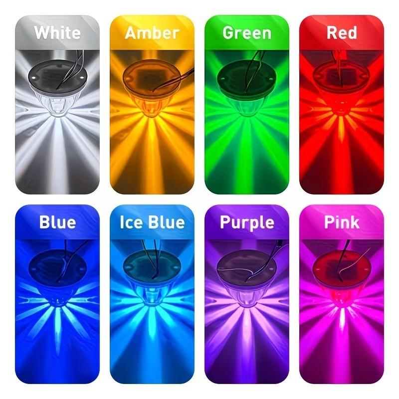 2pcs Truck Lights Watermelon light 12-24v Flashing and Constant Light Side Lights Tail Lights for Trucks Vehicles Semi-trailers Boat Trailers