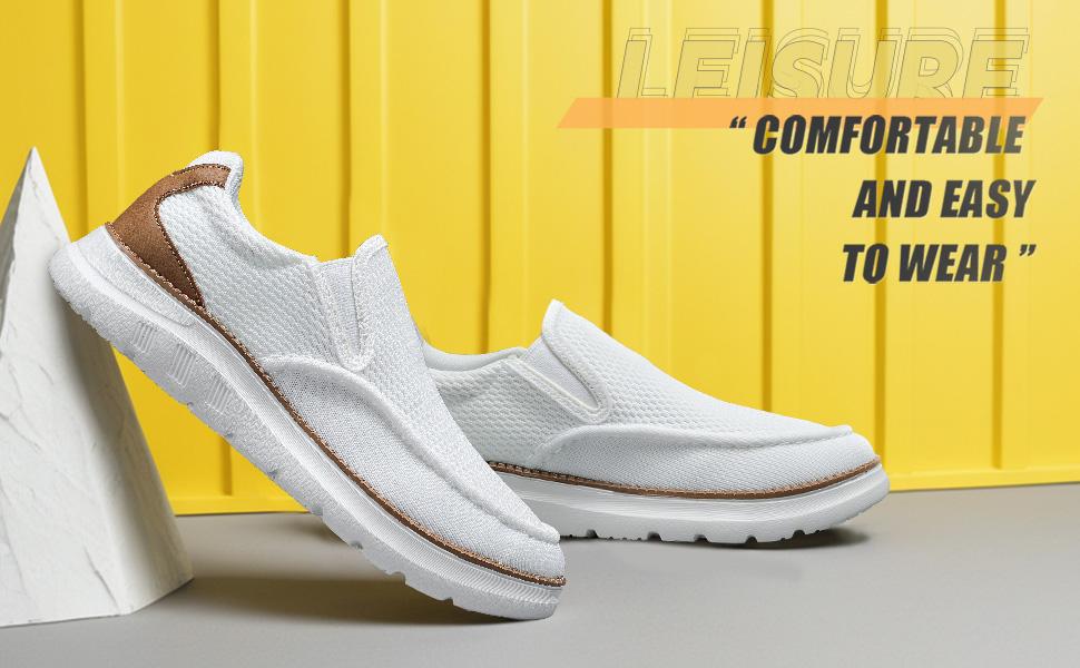 Men's Mesh Casual Sneakers Lightweight Breathable Dress Shoes Comfortable Walking Oxford Shoes Trainers for Men,Suitable for Daily & Work Wear