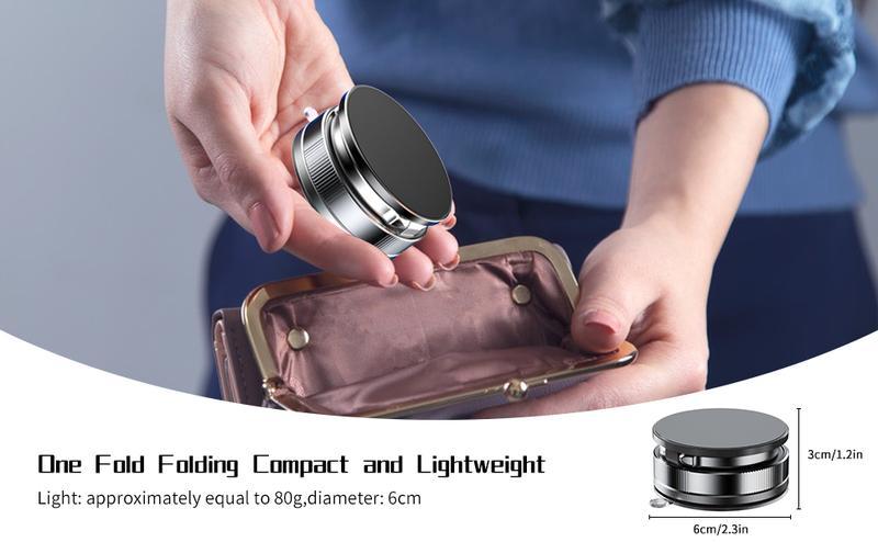 360° Vacuum Magnetic Phone Holder, Hands-Free ,for outdoorfun/Mirror/Shower/Smooth Surface,Strong Suction Cup Magnetic Car Phone Holderfor All Smartphones & All Car Models adjustable