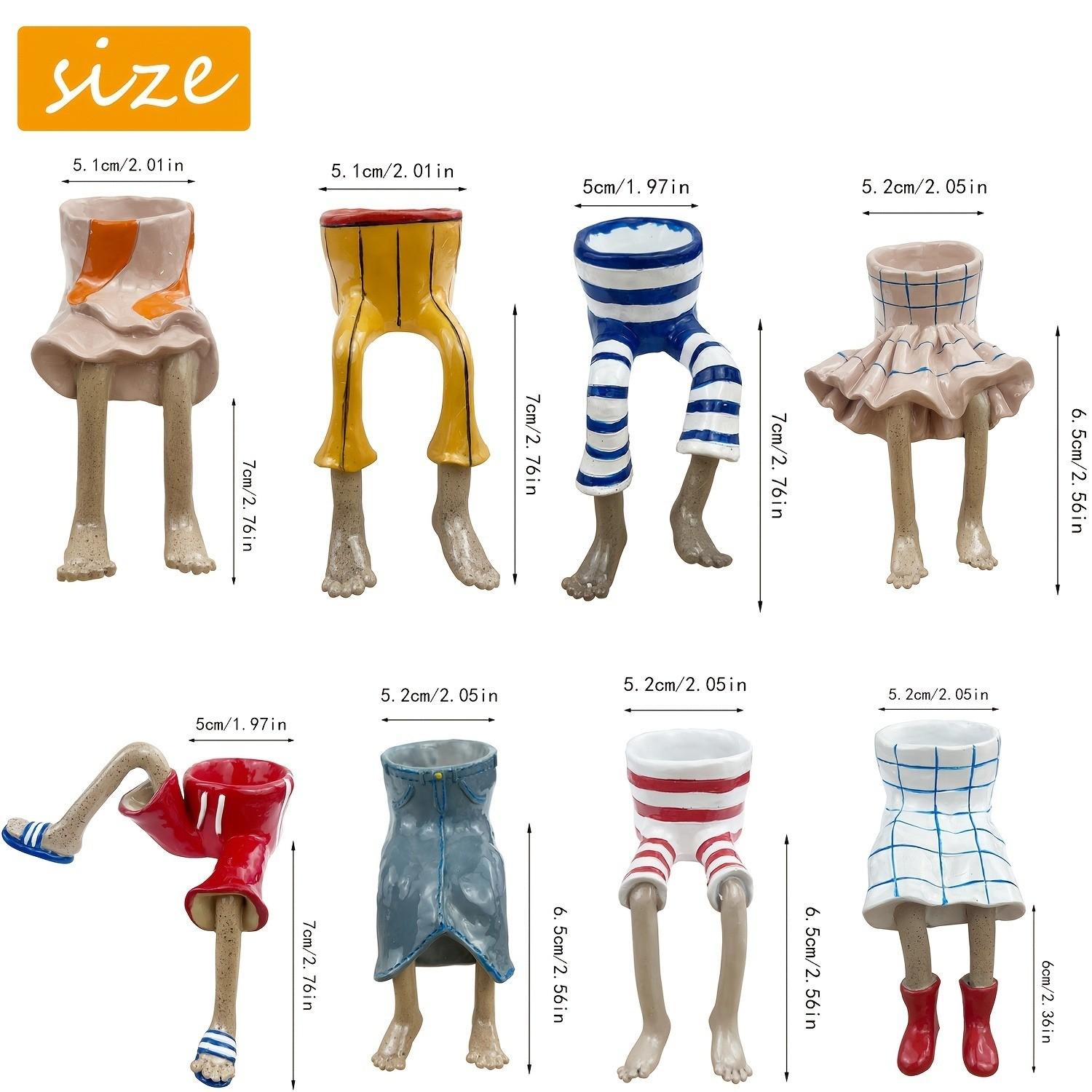 Resin Statue Base Planter, Ideal for Succulents, Cacti, Small Plants, Outdoor Use, Modern Home Office Decor, Balcony Ornament