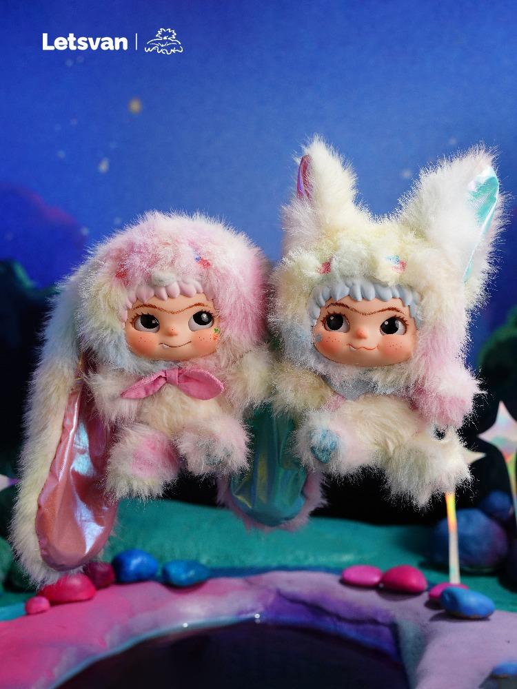 WAKUKU-Fox Mimi Mimi Trick Diary Series Figure Blind Box - Cute Plush Toys, Surprise Gifts for Friends,Suitable as Gifts for Girls Back to School