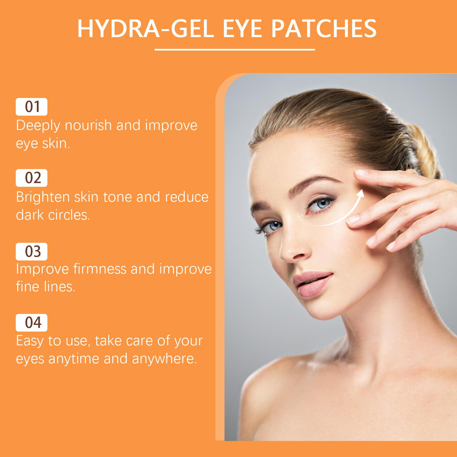 EELHOE 5 PDRN Collagen Vitalizing Hydrogel Eye Patch (60pcs) - Dark Circle Eraser & Anti-Wrinkle | 5 Types of PDRN + Vitamin C + Glutathione | ALL IN ONE EYE PATCH