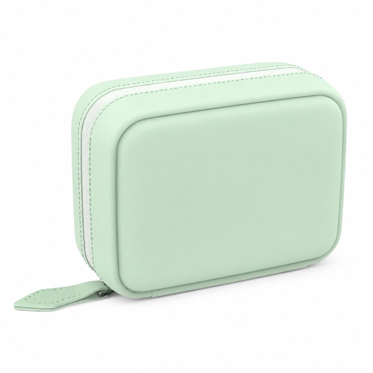 Waterproof Pill Organizer and Pouch Set, Travel Medicine Organizer with 14 Color-Coded Pouches, Leakproof Reusable Zippered Storage Case, Compact Daily Pill Holder, Portable Vitamin Organizer