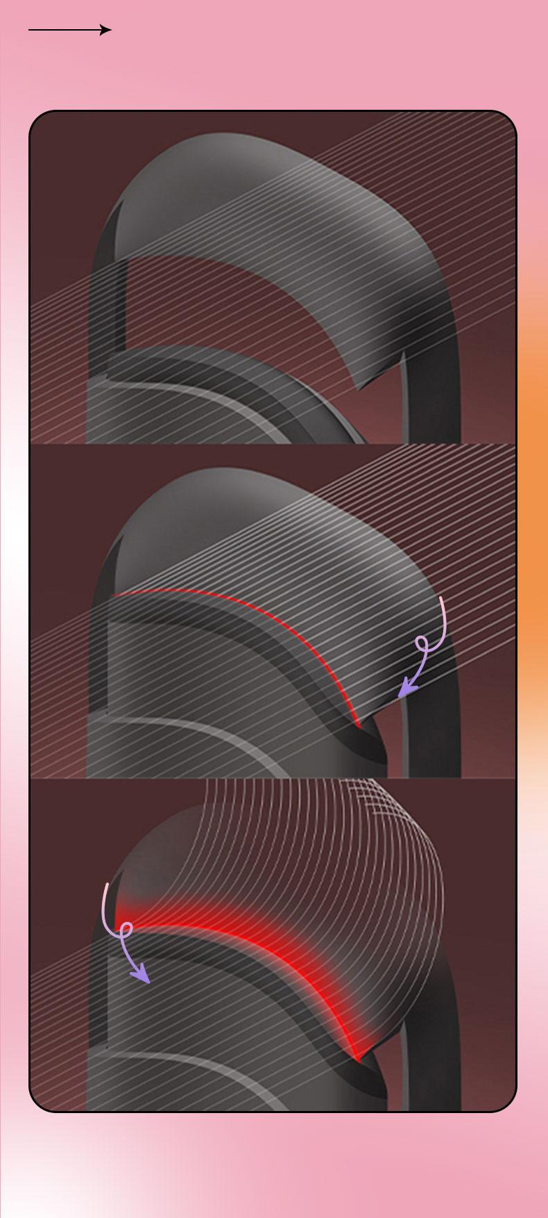 Medusara Electric Lash Styler-BU, Premium Heated Eyelash Sculpting Device, Rechargeable Heated Lash Curler, Medusara