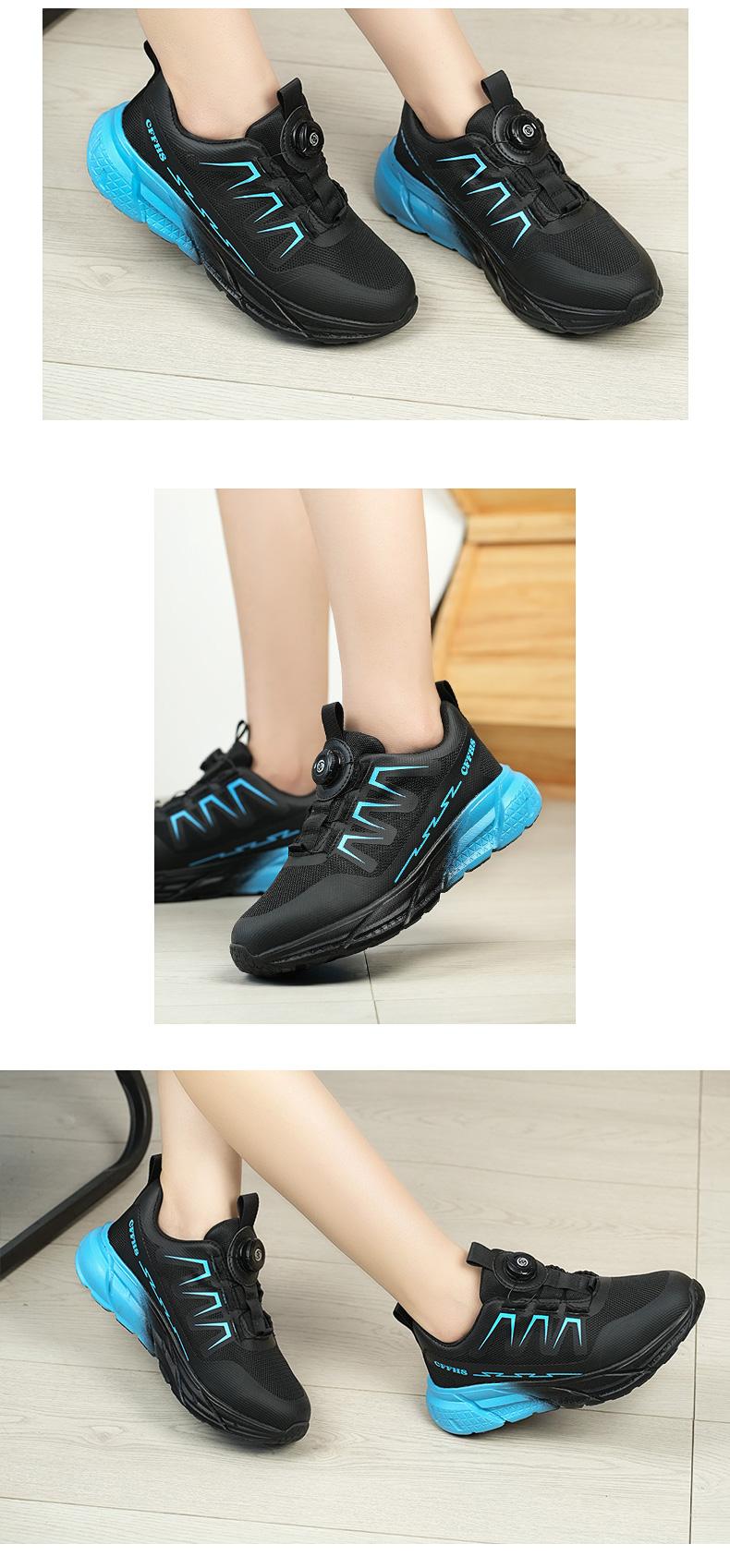 Women's steel-toe sports non-slip work shoes, made of breathable mesh material, with a rotary knob lace system, featuring anti-smashing, anti-piercing, shock-absorbing and wear-resistant properties. Footwear, Closed Girl Safety Boots Cover nurse