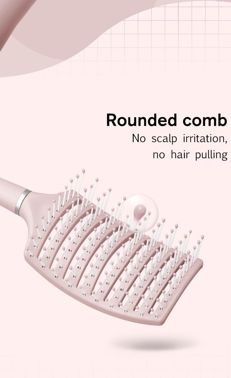 LaaVoo Hair brush, Easy to clean, Care for hair tangles, Gifts for Women Haircare Heatless christmas gift ideas