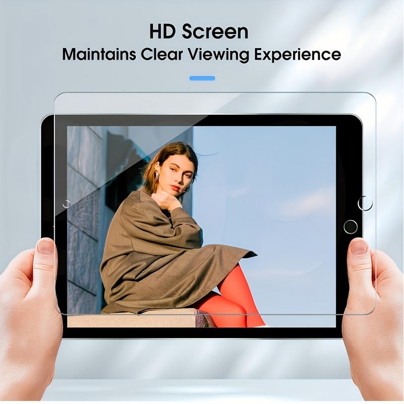 1 piece dust-free installation screen protector suitable for the 10th generation iPad 10.9inch (2022), equipped with automatic installation tool (alignment kit). Compatible with Face ID and Apple Pencil, made with ultra-durable tempered glass.