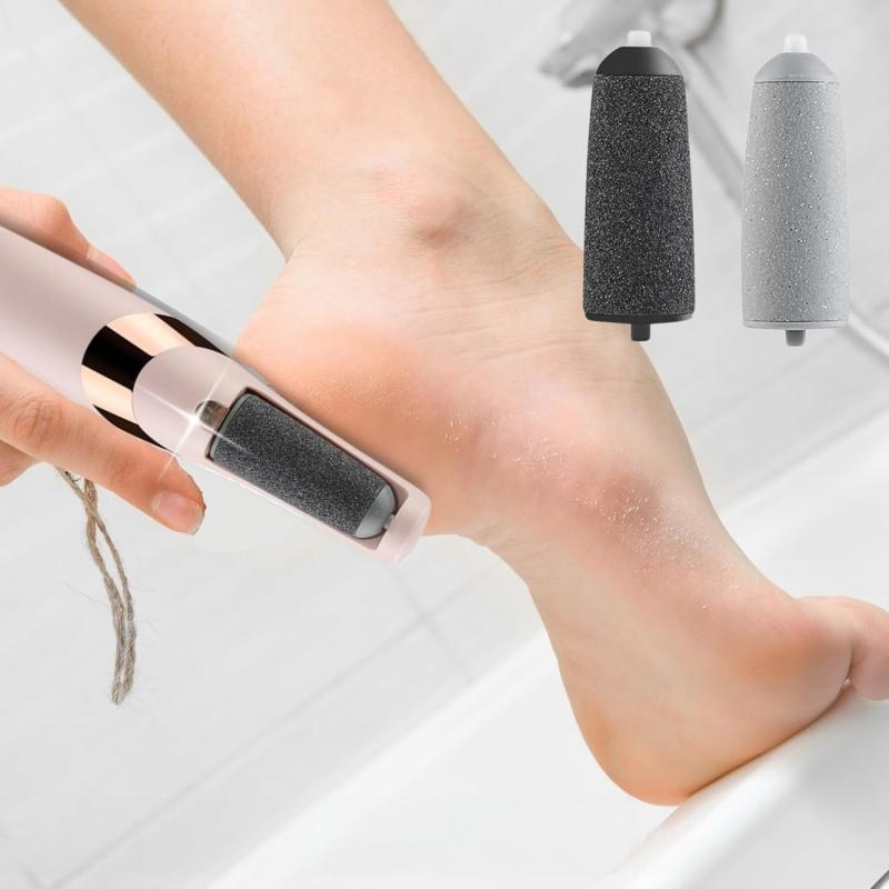 3/6pcs Foot File Replacement Heads set, Different Grit Roller Heads for Foot Care Tools, Foot Care Sanding Heads for Foot Exfoliation and Exfoliating Massage Tool, Compatible Replacement Kit