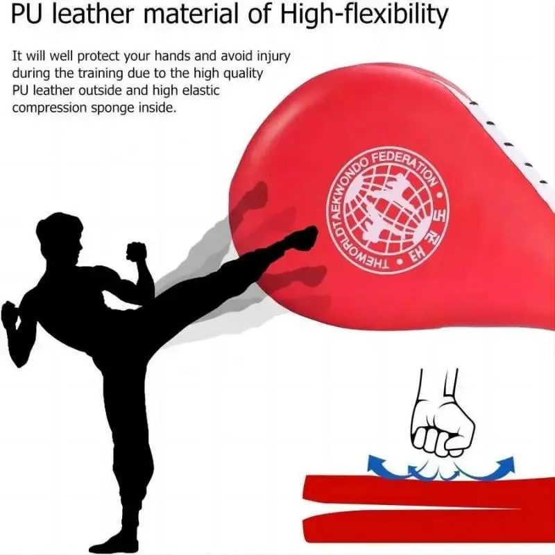 Taekwondo Foot Target Kick Pad, Martial Arts Boxing Training Equipment, Karate Side Kick Practice, Durable Home Gym Accessories