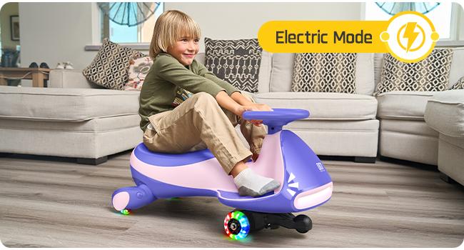 Fanttik Brand Day FanttikRide N7 Electric Wiggle Car with Pedal, Ride on Toy Fanttik Brand Day FanttikRide N7 Electric Wiggle Car with Pedal, Ride on Toy