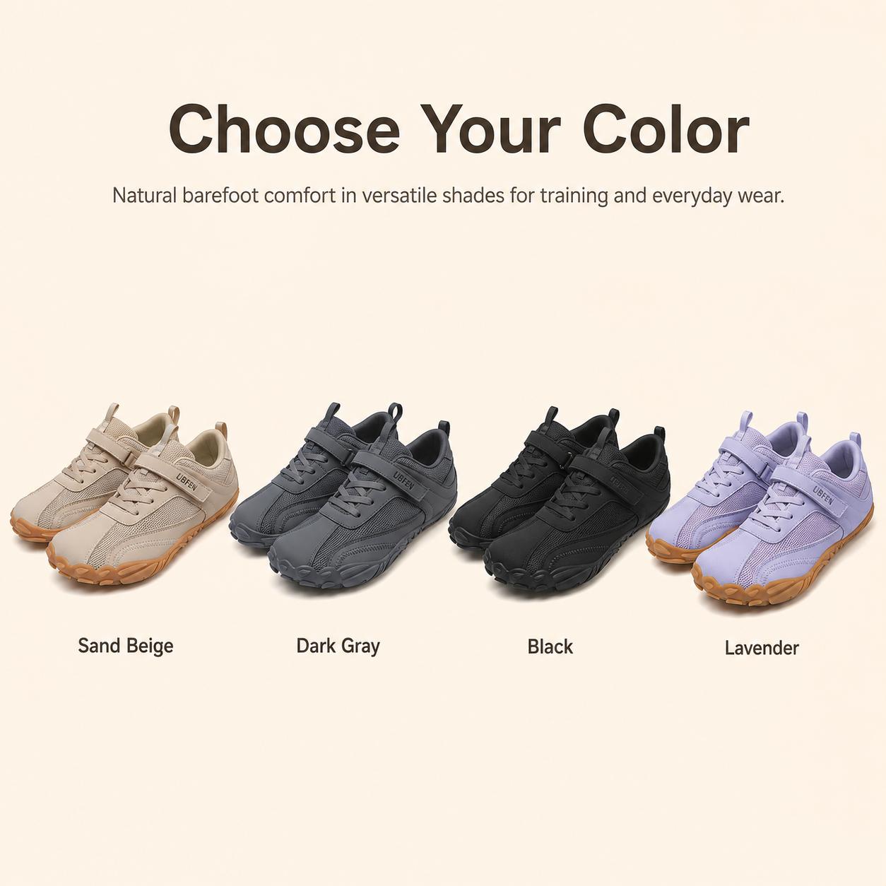 UBFEN Women's Barefoot Athletic Casual Sneakers - Wide Toe Box, 0 Drop, Adjustable Fit, Flexible, Cushioned, Lightweight, Grip Outsole for Work & Casual Wear,back to school,back to school haul