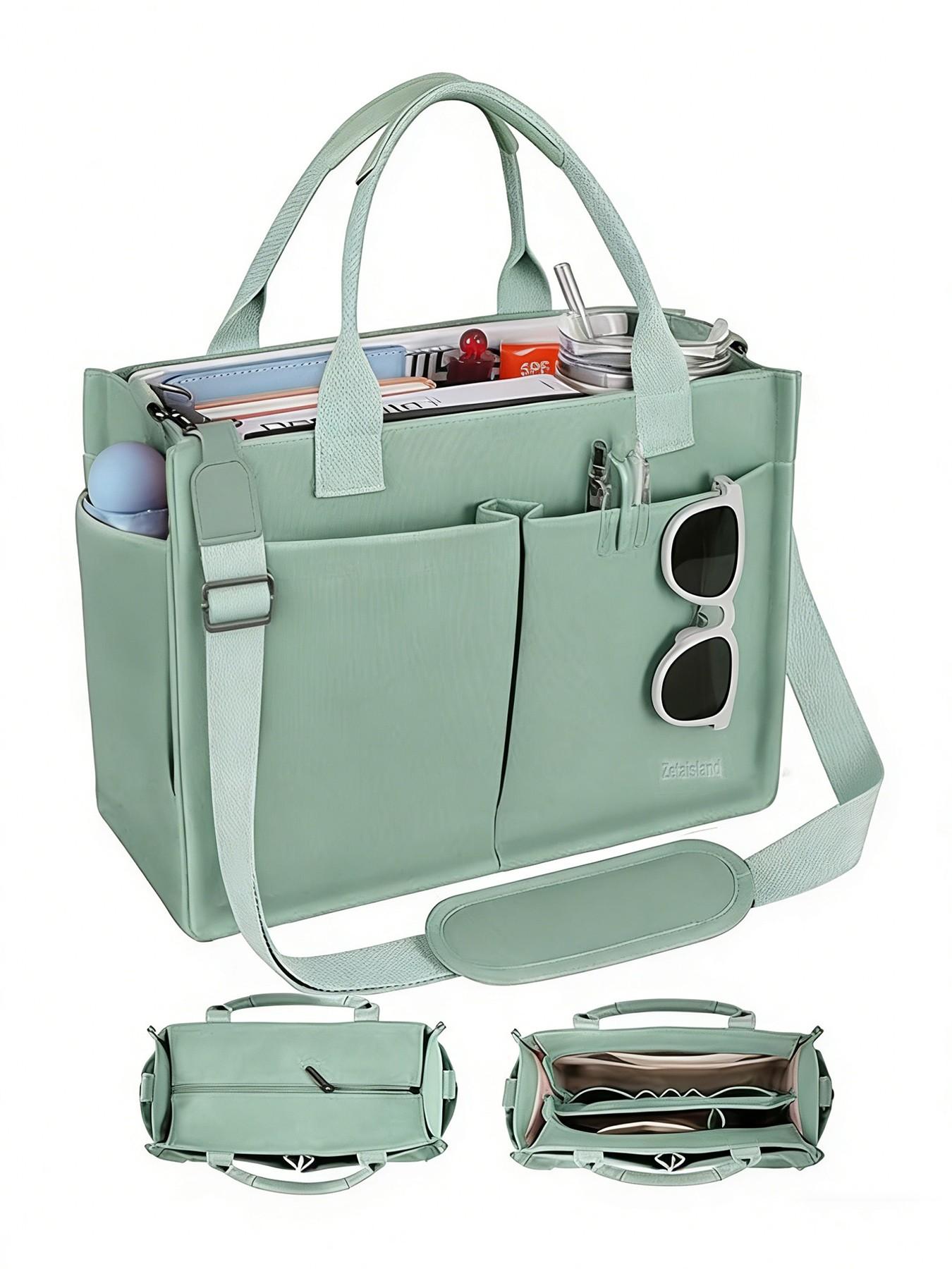 Personality classic  practical  casual and versatile one-shoulder commuter messenger bag, with many compartments for storage design, versatile commuter bag for daily students, suitable for shopping and traveling. Casual Messenger Bags