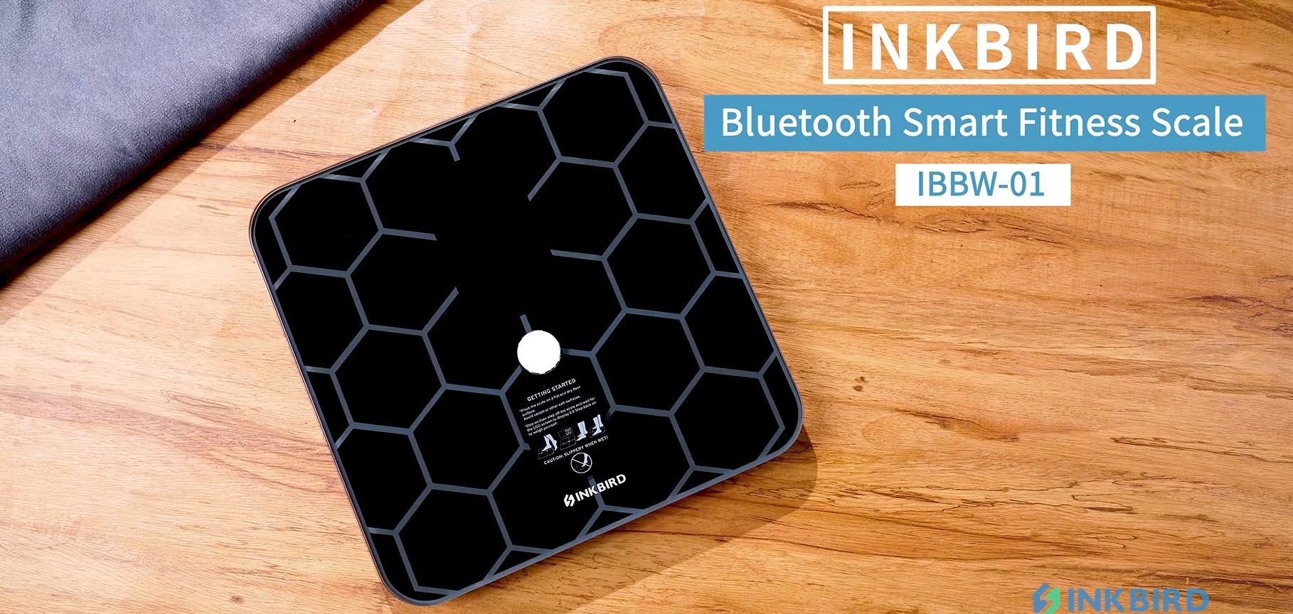 INKBIRD smart scale, digital Bluetooth bathroom scale, with heart rate, BMI, body fat, muscle mass, fat mass, offline data synchronization app INKBIRD smart scale, digital Bluetooth bathroom scale, with heart rate, BMI, body fat, muscle mass, fat mass, offline data synchronization app