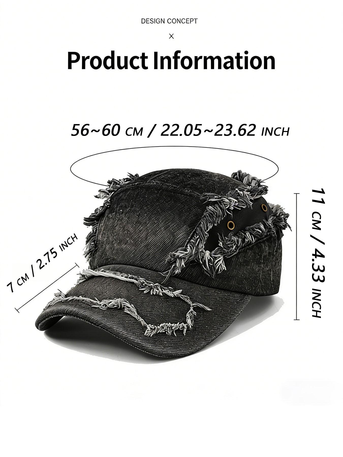 Flash Deal | Abouthexx Shop | Skin-friendly & Breathable | Comfy Washed Material | Y2K 5-Panel Cap | Complements any outfit. Must-have for retro fashion lovers.