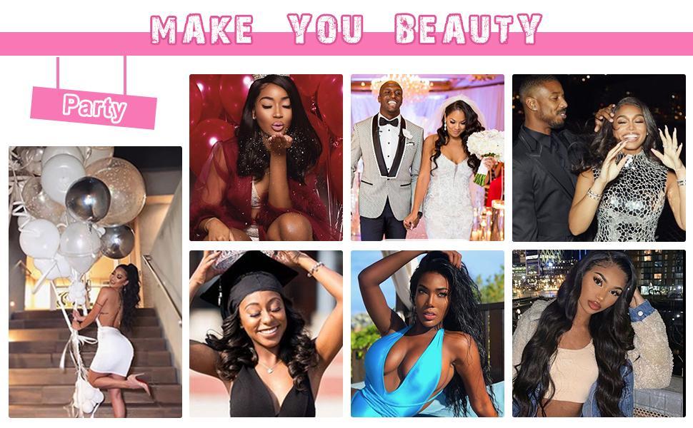 Bling Hair 360 Full Lace Wigs Human Hair Body Wave Transparent 13x4 Lace Frontal Wigs Human Hair Brazilian Wig 180% Density For Black Women 30 32 Inch