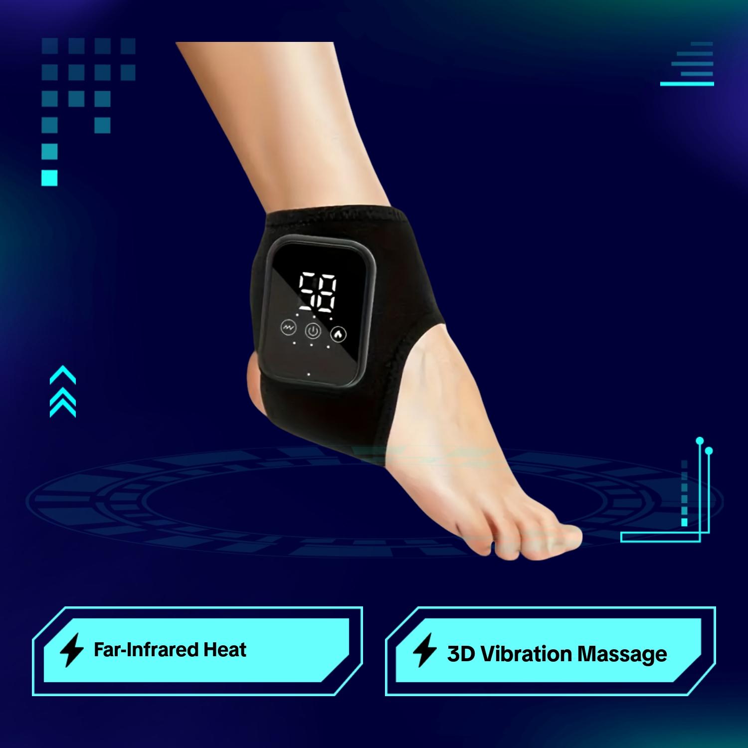 Wireless foot massager, ankle massager, foot heating pad with Adjustable thermal vibration massage function, rechargeable heating wrist warmer, 3 vibration and heating modes, holiday gift, birthday gift, Valentine's Day gift - TikTok Shop Wireless foot massager, ankle massager, foot heating pad with Adjustable thermal vibration massage function, rechargeable heating wrist warmer, 3 vibration and heating modes, holiday gift, birthday gift, Valentine's Day gift - TikTok Shop