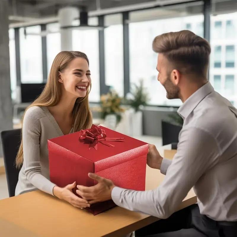 DIY Surprise Explosion Five-Layer Gift Box, Contains Cash, Heart, Snacks, Perfect for Weddings, Birthdays, Valentine's Day, Color Options Available