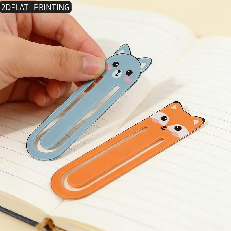 5pcs Acrylic Bookmarks with Cute Animal Designs, Perfect Gift for Animal Lovers, Book Enthusiasts, and Reading Fans
