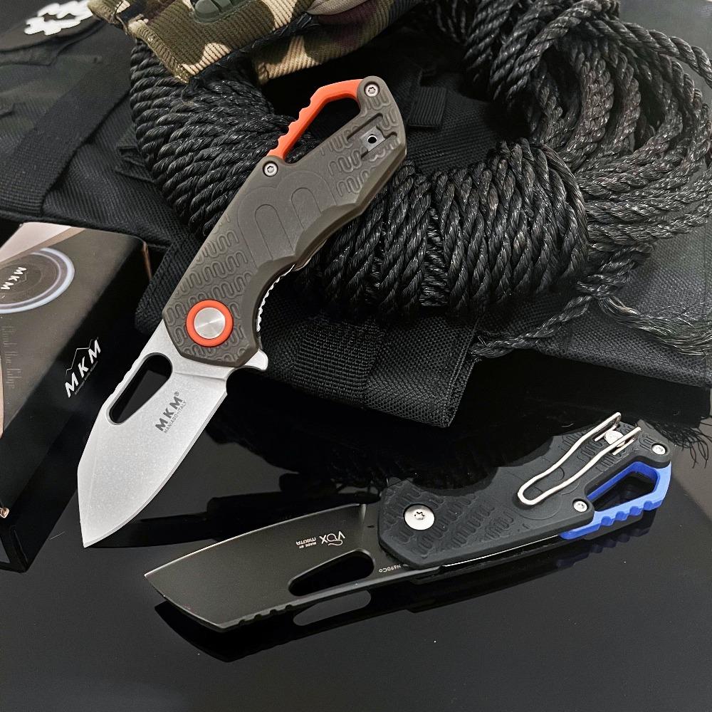 F0332 Mini Folding Knife with 8Cr13Mov Blade and Nylon Fiber Handle—EDC, Survival, Camping, Outdoor Survival Gear, Multi-Purpose Knife; Pocket-Sized Outdoor, Hiking, Rescue Tool Multi Functional Knives, Survival Equipment