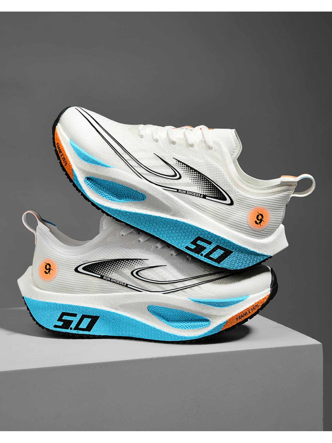 Unisex Breathable Mesh Running Shoes: Supportive Wrap Design, Sporty & Outdoor Training Shoes