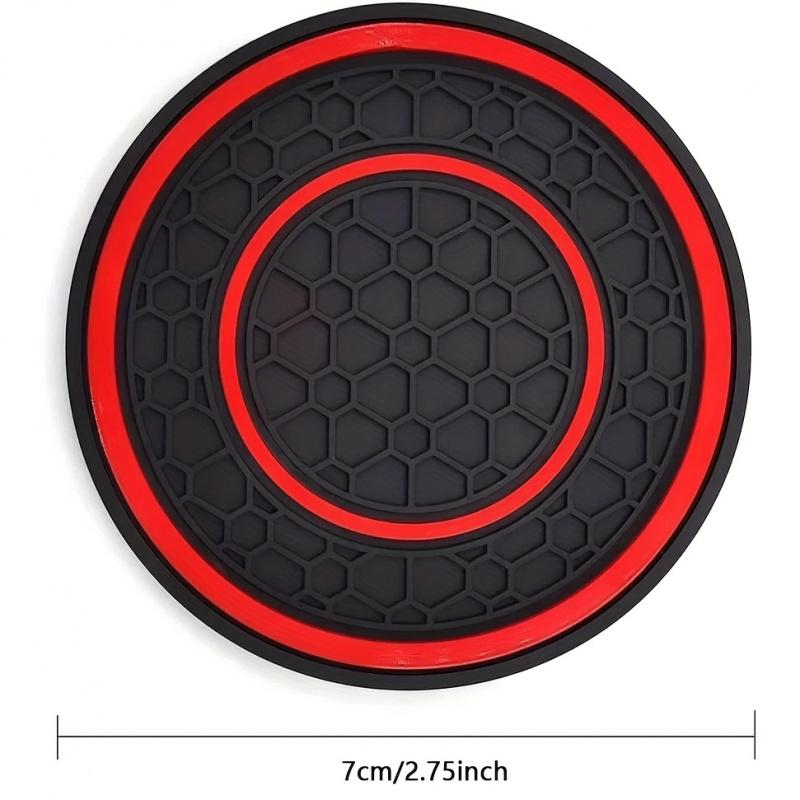 2-Pack advanced central controller | Anti-slip and dustproof, red and black color matching design-perfect protection for automobile interior.