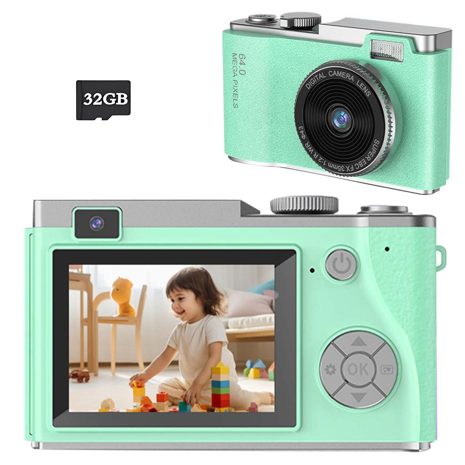 Kids' 2.4 Inch Autofocus Selfie Camera, Digital Portable Camera, Fun Photography Toy for Ages 3-12, Captures Outdoor Adventures & Memories, Ideal Gift for Children