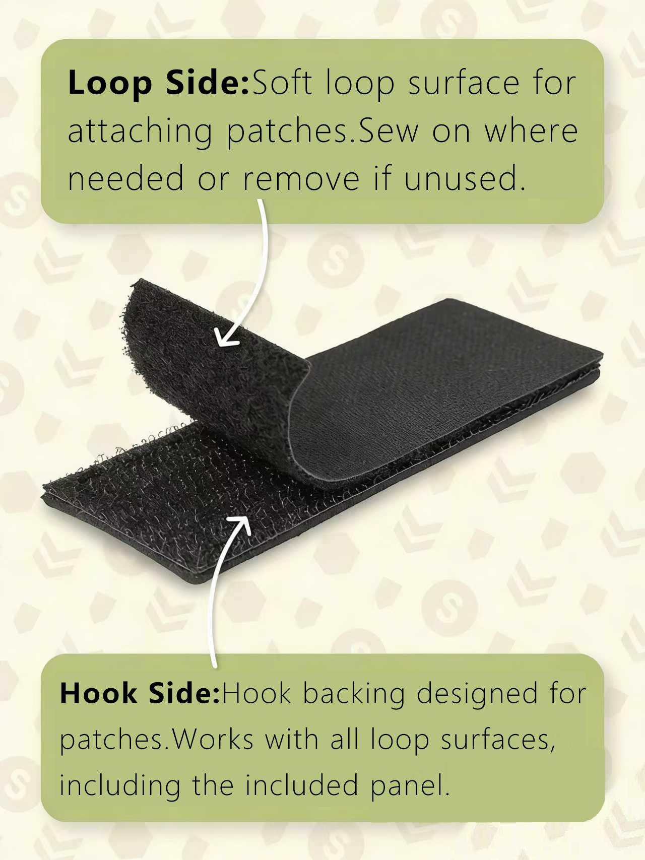 Advanced Tactical Velcro Patch Badge, Military Clothing Badge for Vests Backpacks and Gear, High-Quality Sewing Accessory, Embroidery Craft