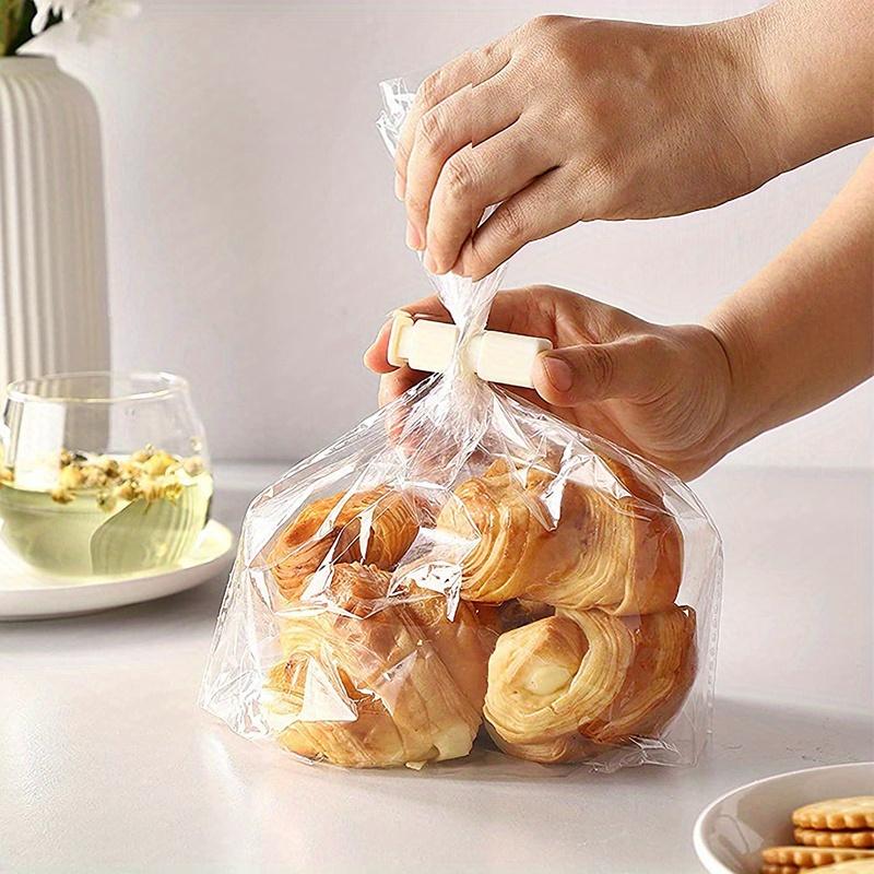 5-piece set  Reusable Food Sealing Clips, Random Colors, Plastic Seal for Freshness, Easy-To-Use Design, Ideal for Snacks & Bread Storage