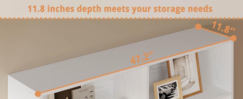 IRONCK 78.7" Bookcase with 4 Drawers and 4 Doors, 6 Tier Large Bookshelf with Storage, Floor Standing Display Storage Shelves, Tall Storage Cabinet for Living Room