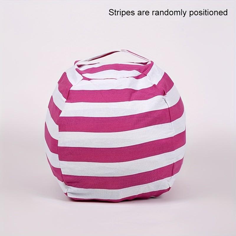 Single Stripe Canvas Storage Bag, Spacious Chair Protector, Multi-Functional Zippered Quilt Organizer, with Handle, Home Use