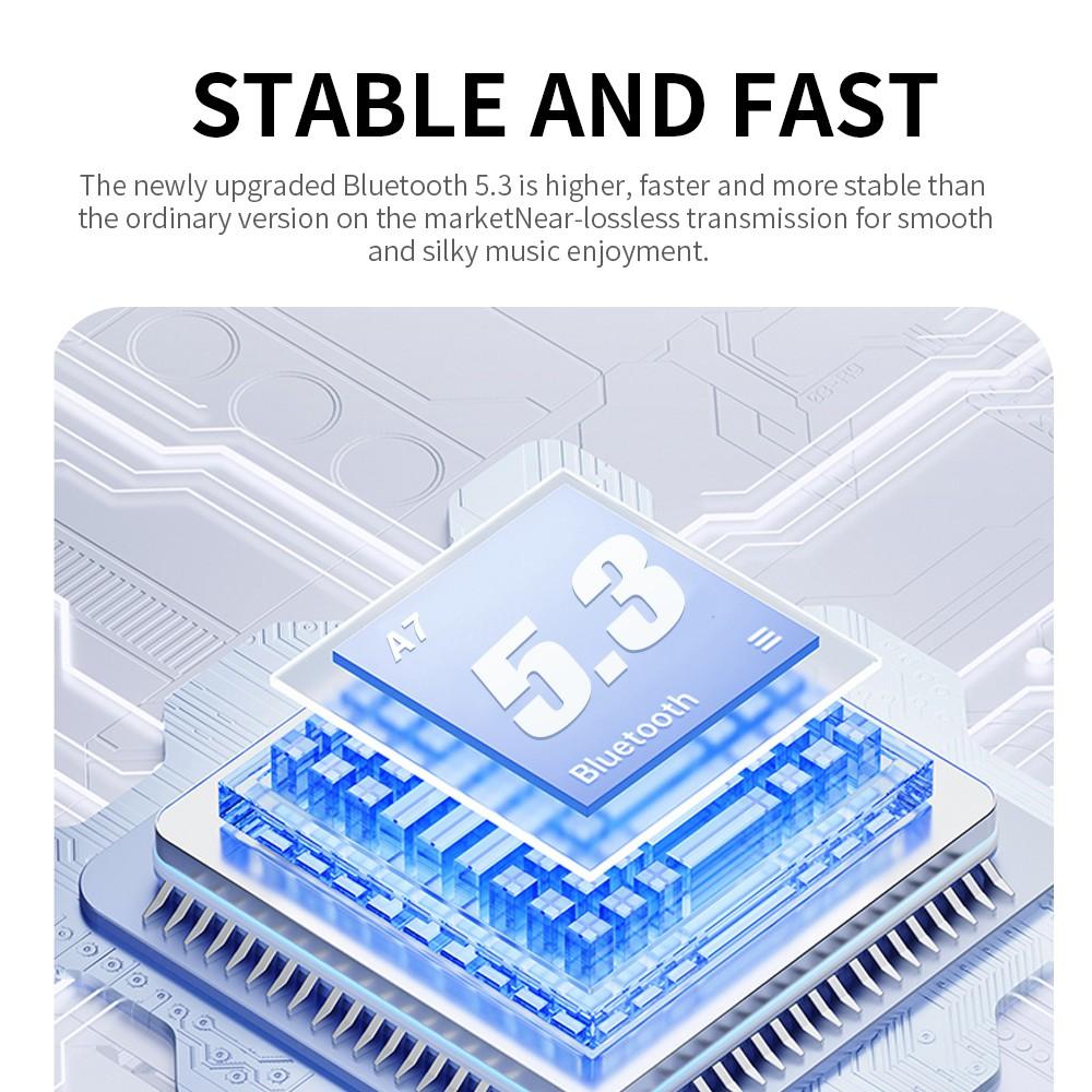 2026 New Wireless Earbuds,Bluetooth 5.3 TWS Wireless Earphones, Clear Sound with Mic, Long Battery Life, Lightweight In-Ear Headphones for Sports and Gaming, Compatible with iOS Android, Perfect Holiday Gift